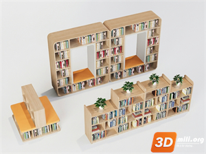 Bookcase Skp Files